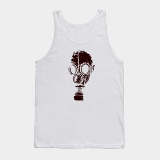 drawing gas mask Tank Top